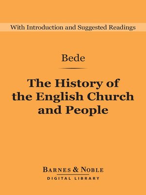 cover image of The History of the English Church and People (Barnes & Noble Digital Library)